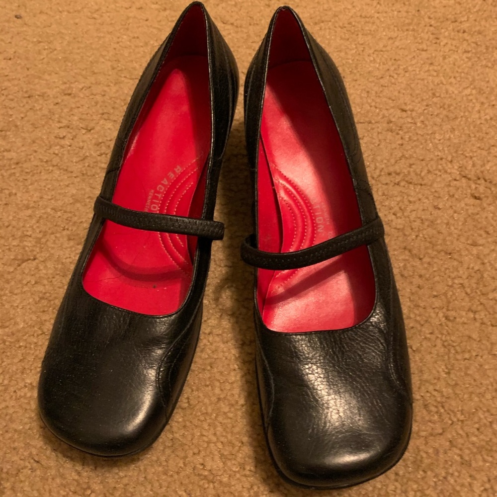 Kenneth Cole Reaction Black Squared Mary Janes